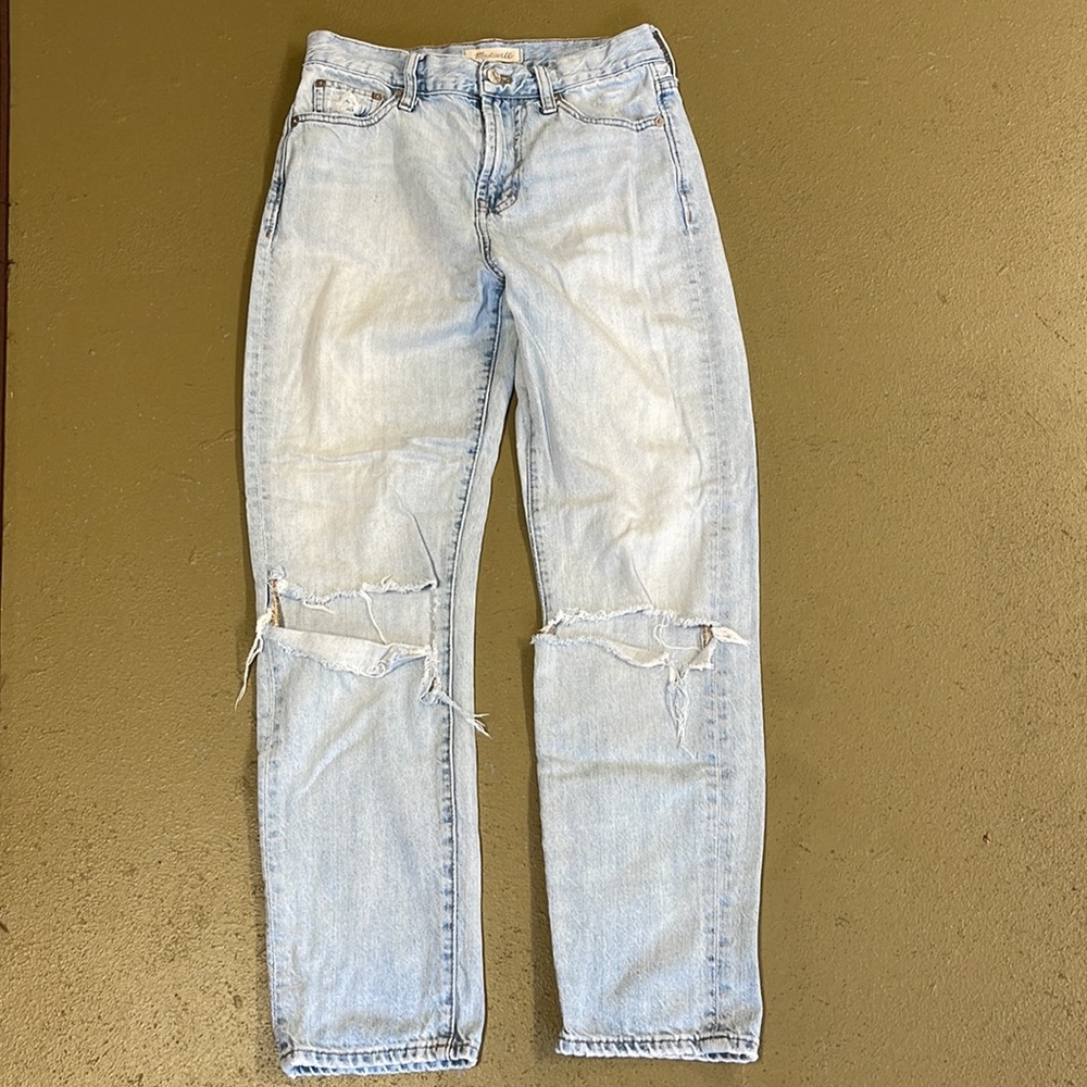 Madewell The Perfect Vintage Jean Distressed Size 26